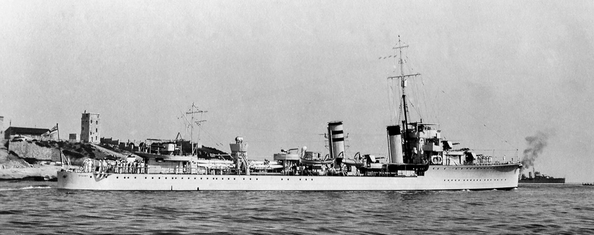 HMS Stuart in 1930-1