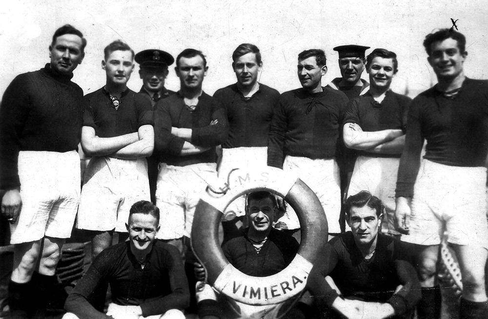 Football team, HMS Vimiera