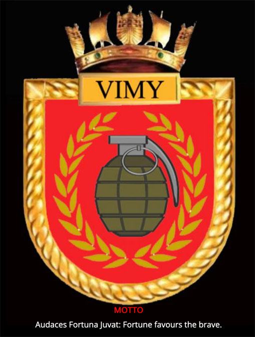 Crest of HMS Vimy