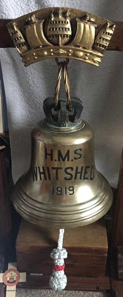 The bell of HMS Whitshed