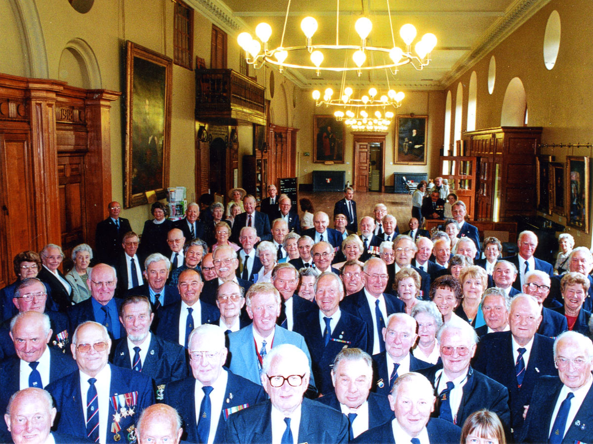 The reunion of the V & W Destroyer Association in the Guildhall at Worcester in 1997