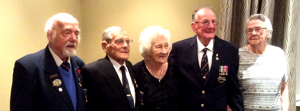 The three veterans at the final reunion